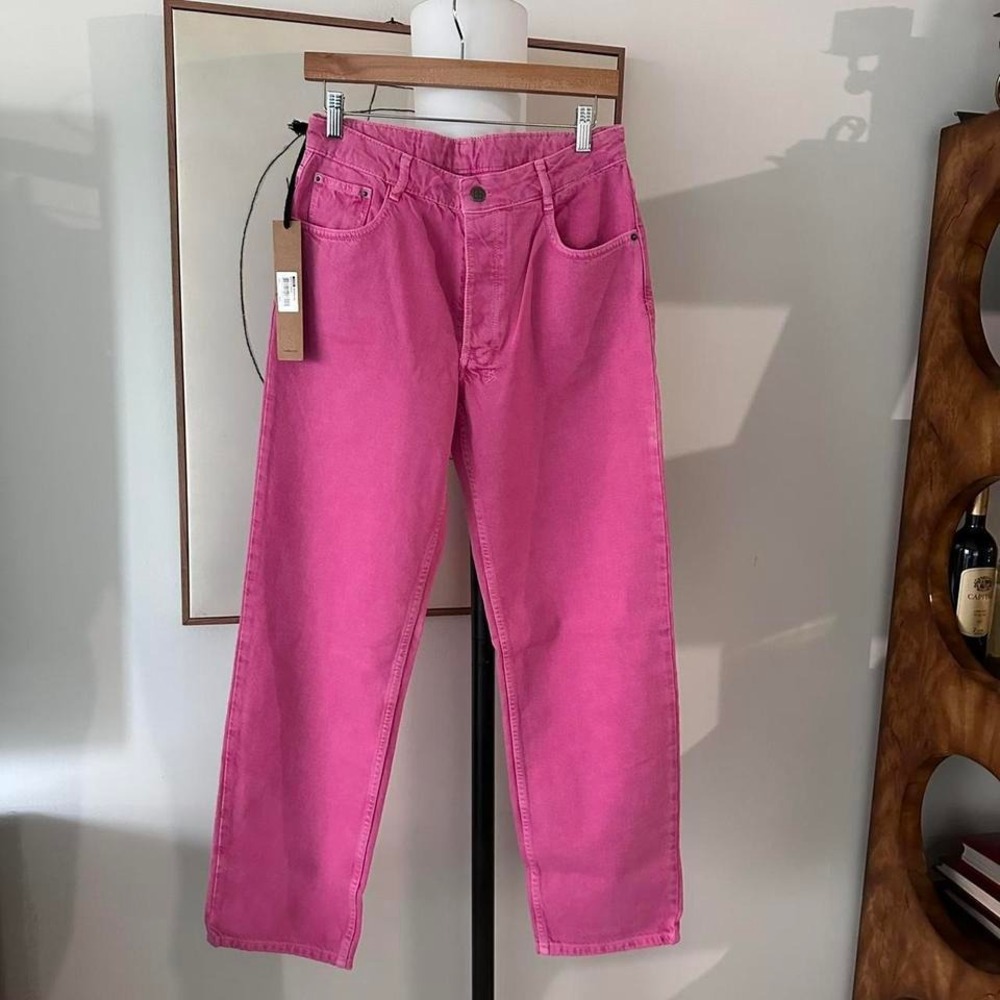 NWT‎  Ksubi Brooklyn Fuschia Straight leg Jeans size 29 - Picture 5 of 8